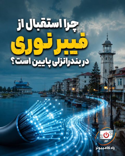 فیبر نوری بندرانزلی